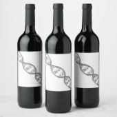 Étiquette Pour Bouteilles De Vin Musical DNA (Bouteilles)
