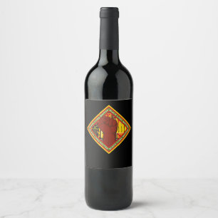 Étiquette Pour Bouteilles De Vin Musique afro-américaine Fist Melanin Black Pride