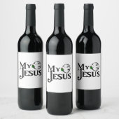 Étiquette Pour Bouteilles De Vin My Jésus (Bouteilles)