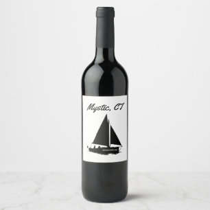 Étiquette Pour Bouteilles De Vin Mystic