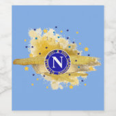 Étiquette Pour Bouteilles De Vin Napoli campione d'Ialia 2025 (Étiquettes simples)