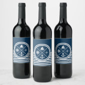Étiquette Pour Bouteilles De Vin Nautical themed design (Bouteilles)