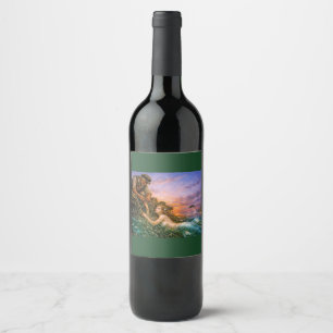 Étiquette Pour Bouteilles De Vin Nerithea et la Capture Morale - Le Dilemme du Pêch