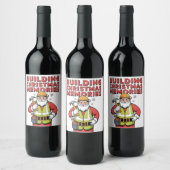 Étiquette Pour Bouteilles De Vin Noël 2026, (Bouteilles)