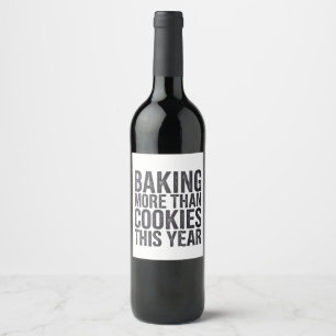 Étiquette Pour Bouteilles De Vin Noël de maternité drôle Bosses Premier Xmas