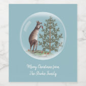 Étiquette Pour Bouteilles De Vin Noël en Australie (Étiquettes simples)