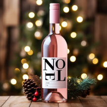 Noël noir et blanc minimaliste