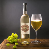 Étiquette Pour Bouteilles De Vin Noël personnalisé et les bénédictions de Yule