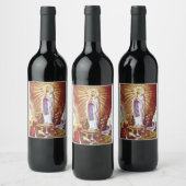 Étiquette Pour Bouteilles De Vin Notre Dame de Lourdes (Bouteilles)