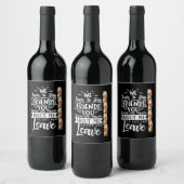 Étiquette Pour Bouteilles De Vin Nous Devons Rester Amis (Bouteilles)