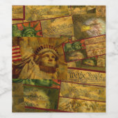 Étiquette Pour Bouteilles De Vin Nous Le Peuple (Étiquettes simples)