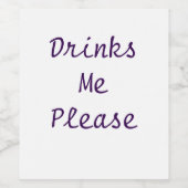 Étiquette Pour Bouteilles De Vin Nouveau style (Étiquettes simples)