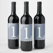 Étiquette Pour Bouteilles De Vin Numéro de table de l'étiquette de vin | Vignoble ( (Bouteilles)
