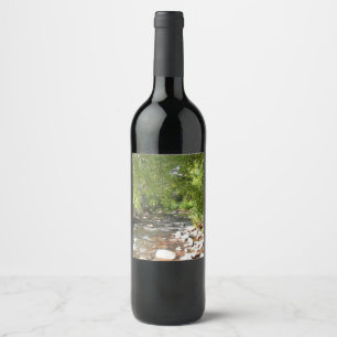 Étiquette Pour Bouteilles De Vin Oak Creek II à Sedona Arizona Photographie de la n