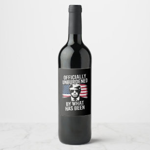 Étiquette Pour Bouteilles De Vin Officiellement Délesté de Ce Qui a été Trump