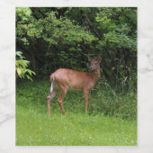 Étiquette Pour Bouteilles De Vin Oh Deer ! (Étiquettes simples)