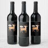 Étiquette Pour Bouteilles De Vin Oh Deer Minimal Clean Aesthetic (Bouteilles)