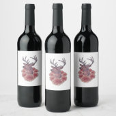 Étiquette Pour Bouteilles De Vin Oh Deer Trendy Minimal Aesthetic (Bouteilles)