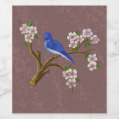 Étiquette Pour Bouteilles De Vin Oiseau sauvage (Étiquettes simples)