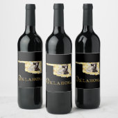 ÉTIQUETTE POUR BOUTEILLES DE VIN OKLAHOMA RÊVE ! (Bouteilles)