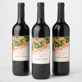 Étiquette Pour Bouteilles De Vin Orangecello Orange (Bouteilles)