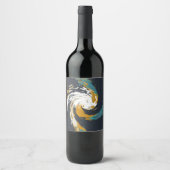 Étiquette Pour Bouteilles De Vin Ouragan Twirl (Devant)