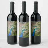 Étiquette Pour Bouteilles De Vin Pacock (Bouteilles)