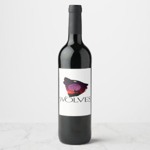 Étiquette Pour Bouteilles De Vin Pacte des loups