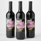 Étiquette Pour Bouteilles De Vin Paire de fleurs de Lotus II (Bouteilles)