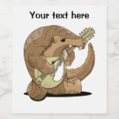 Étiquette Pour Bouteilles De Vin Pangolin (Étiquettes simples)