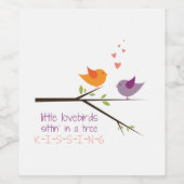 Étiquette Pour Bouteilles De Vin Panier Apple (Étiquettes simples)