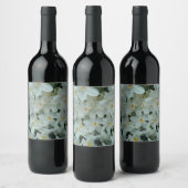 Étiquette Pour Bouteilles De Vin Paperwhite Narcissus Fleurs blanches délicates (Bouteilles)