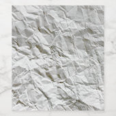 Étiquette Pour Bouteilles De Vin Papier ridé drôle (Étiquettes simples)