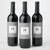 ÉTIQUETTE POUR BOUTEILLES DE VIN PARTIE DE DIPLÔME INITIAL (Bouteilles)
