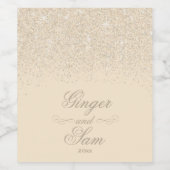 Étiquette Pour Bouteilles De Vin Parties scintillant À Vins Étincelants (Étiquettes simples)