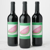 Étiquette Pour Bouteilles De Vin Pâte de pastèque (Bouteilles)