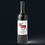 Étiquette Pour Bouteilles De Vin Patters de Christmas<br><div class="desc">Patters de Christmas</div>