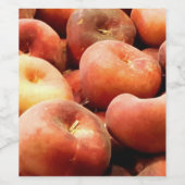 Étiquette Pour Bouteilles De Vin Peach Doughnut (Étiquettes simples)