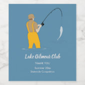 Étiquette Pour Bouteilles De Vin Pêche (Étiquettes simples)