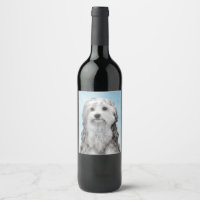 Peinture Lowchen - Cute Original Chien Art