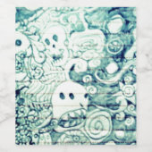 Étiquette Pour Bouteilles De Vin penseur imaginatif yaie (Étiquettes simples)