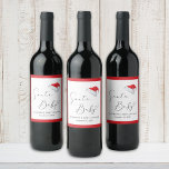 Étiquette Pour Bouteilles De Vin Père Noël Baby Christmas Baby shower<br><div class="desc">Étiquettes de vin mignons pour votre baby shower de Noël de saison avec "Père Noël Baby" dans un script chic avec un coeur swash,  une mignonne aquarelle de Père Noël rouge casquette,  et le nom de la future mère et la date de douche dans une topographie simple.</div>