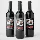 Étiquette Pour Bouteilles De Vin Perfect Pair Casino Theme Couples Photo (Bouteilles)
