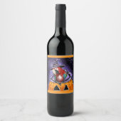 Étiquette Pour Bouteilles De Vin Perroquet (Devant)