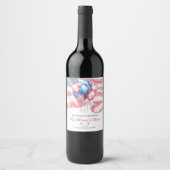 Étiquette Pour Bouteilles De Vin Personalized U.S. Military Retirement (Devant)
