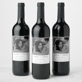 Étiquette Pour Bouteilles De Vin Personalized Wedding Wine Label (Bouteilles)