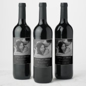 Étiquette Pour Bouteilles De Vin Personalized Wedding Wine Label  (Bouteilles)