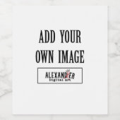 Étiquette Pour Bouteilles De Vin Personnalisé (Étiquettes simples)