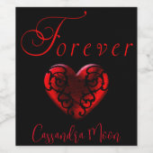 Étiquette Pour Bouteilles De Vin Personnalisé (Étiquettes simples)