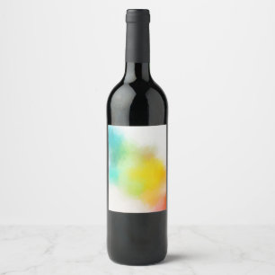 Étiquette Pour Bouteilles De Vin Personnalisé Vierge Coloré Rose Rouge Jaune Orange